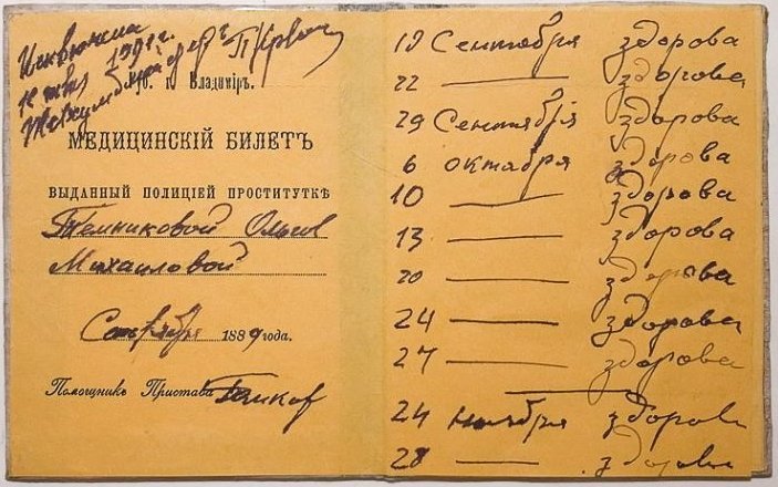 Во Владимире когда-то была своя улица красных фонарей. В то время бордели в городе были вполне нормальным явлением. В этих местах содержалось 35 женщин