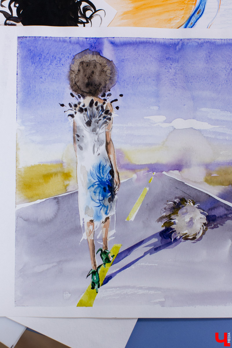 Владимирский иллюстратор Татьяна Маклашина рассказала о своём участии в Неделе моды в Москве