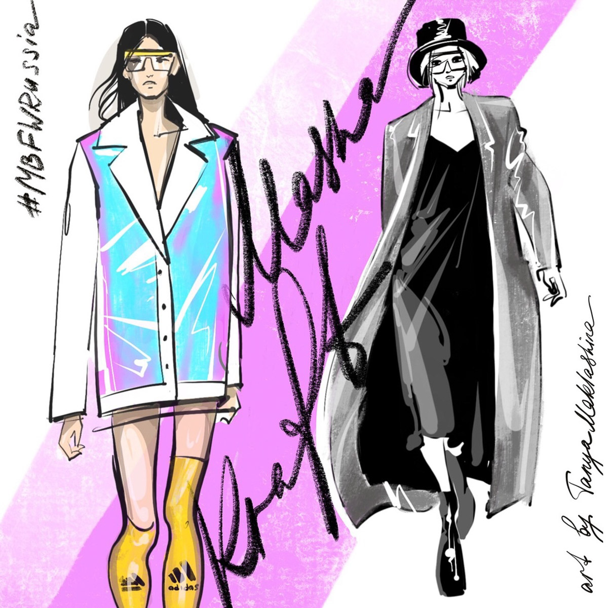 Владимирский иллюстратор Татьяна Маклашина рассказала о своём участии в Неделе моды в Москве