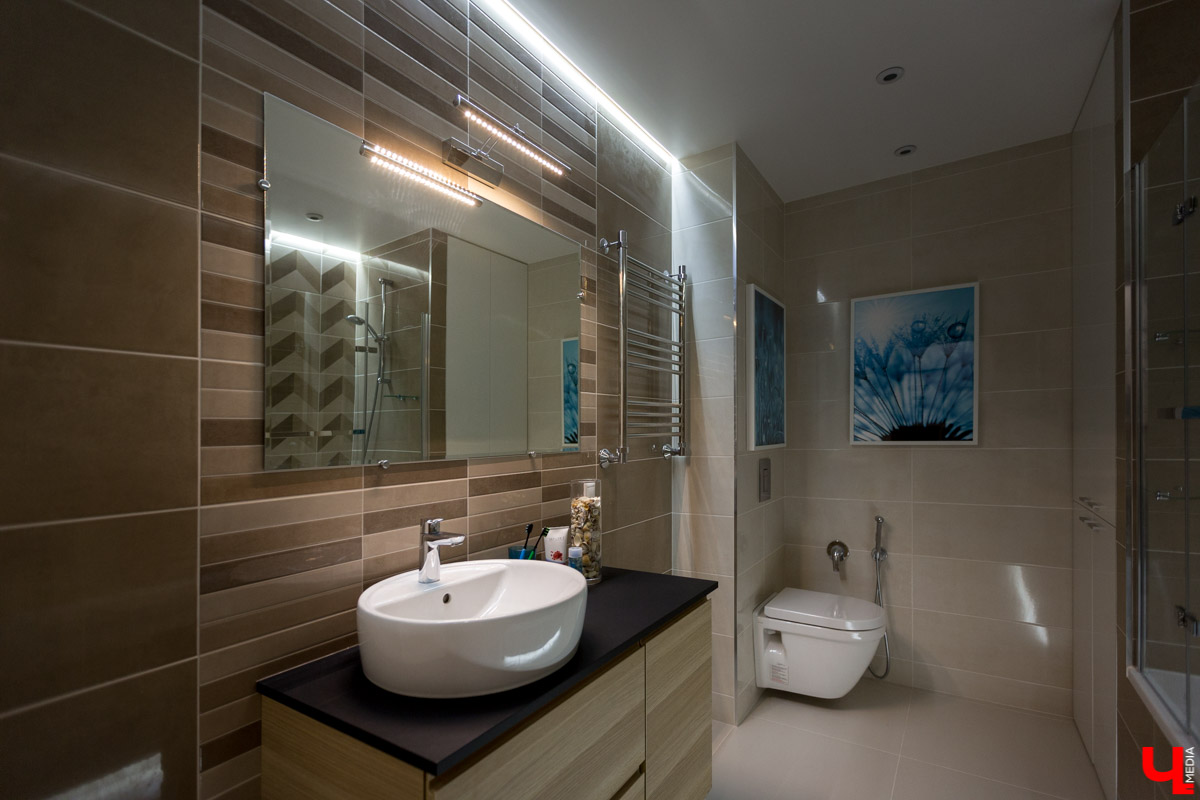 Дизайн интерьера в однокомнатной квартире по проекту Марии Мухаевой