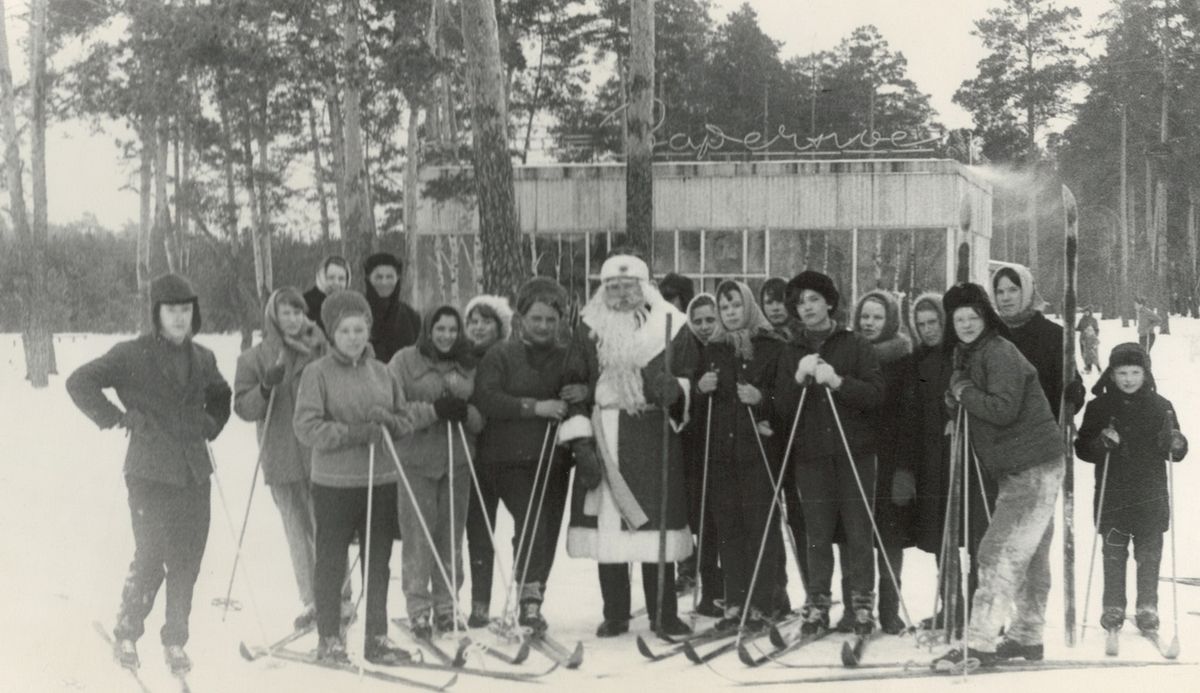 Новый год в парке “Загородный” во Владимире в 1974 г.