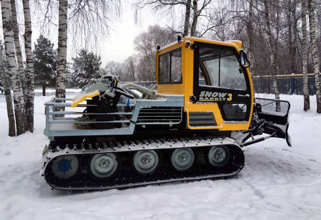Во Владимире появился итальянский ратрак, с помощью которого будут готовить лыжные трассы