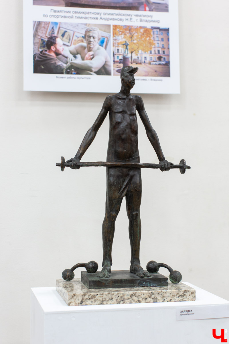 Персональная выставка скульптора Ильи Шанина открылась в Центре ИЗО во Владимире