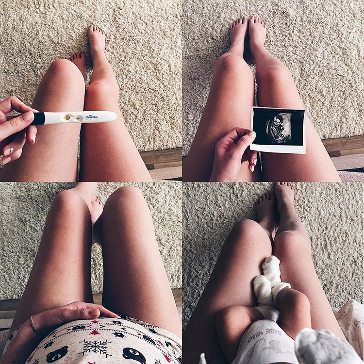 Обзор фотографий будущих мам из “Инстаграм”