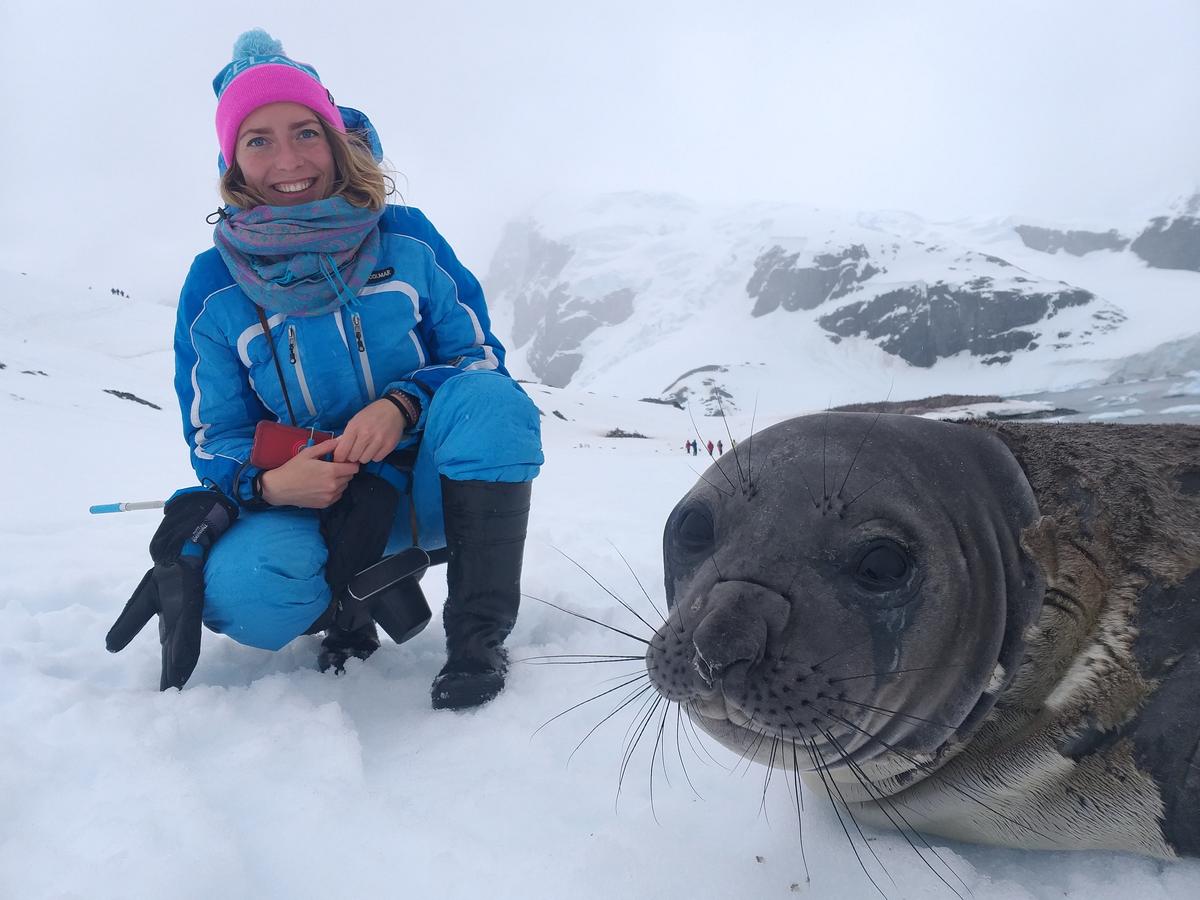 Алена Антонова вернулась из Антарктиды