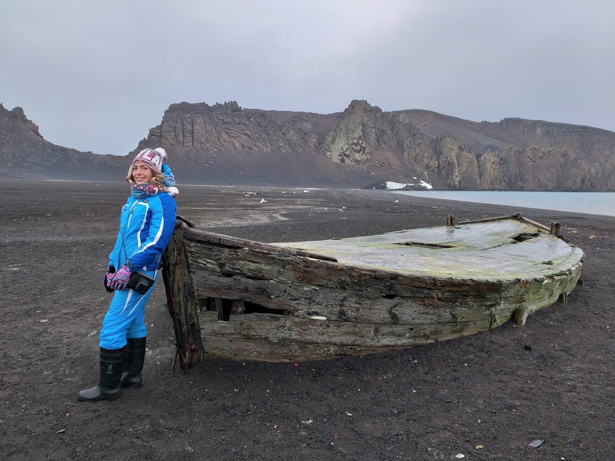 Алена Антонова вернулась из Антарктиды