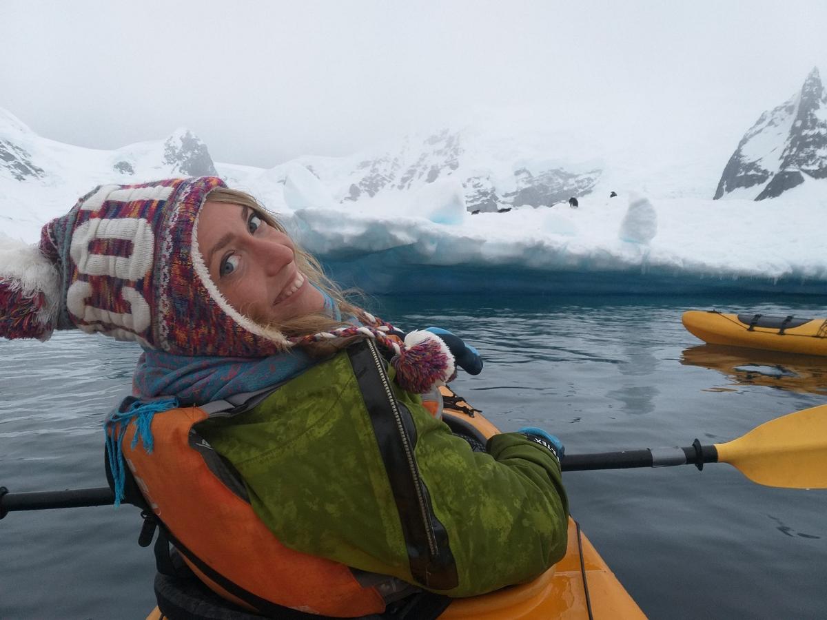 Алена Антонова вернулась из Антарктиды