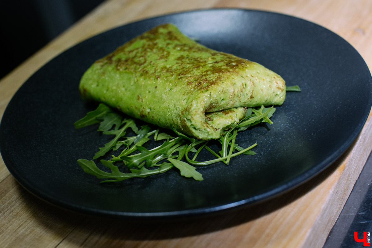 Рецепт зеленых блинов к Масленице от шеф-повара ресторана