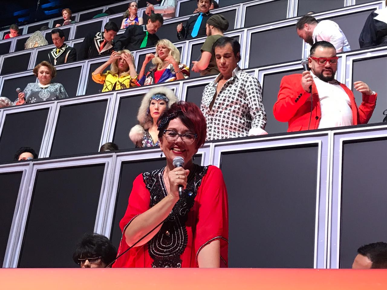 Съемки шоу “Ну-ка, все вместе” на телеканале “Россия”