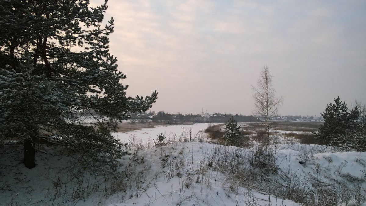 Окрестности села Кидекша и храм Бориса и Глеба