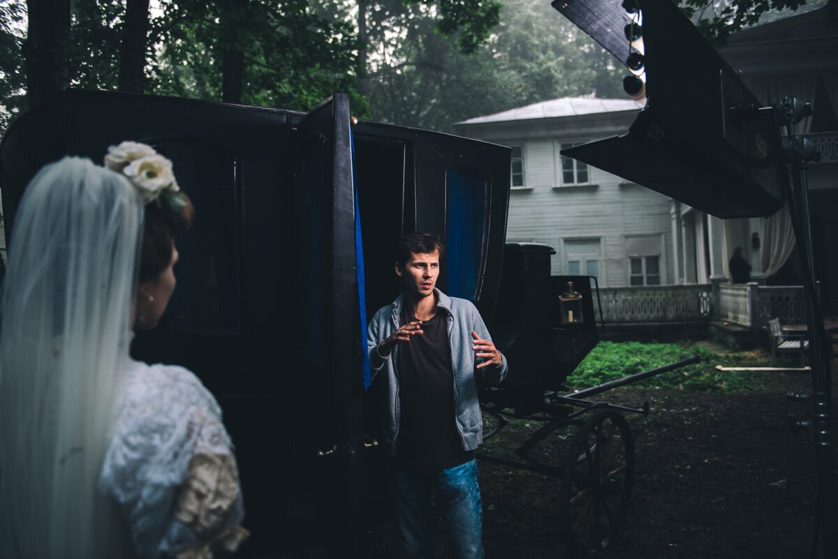 Святослав Подгаевский на съемках фильма «Невеста» (2017)