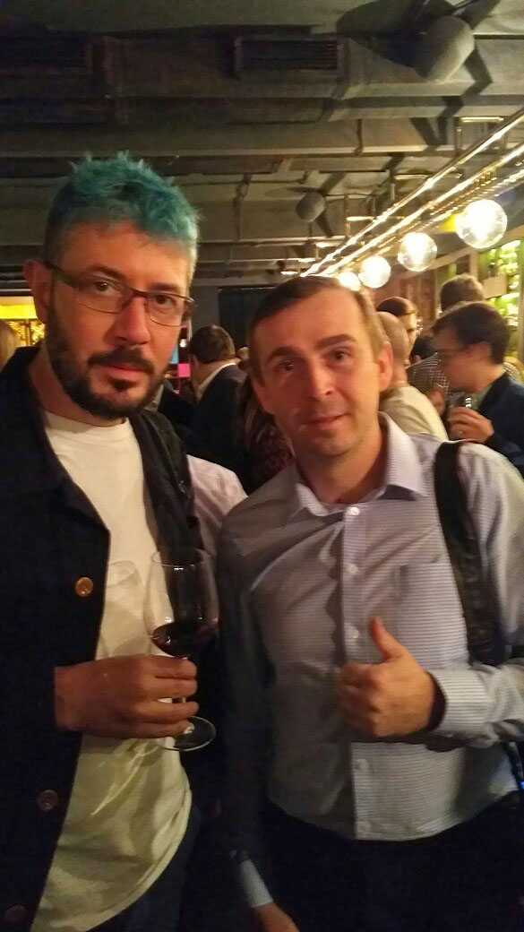 Василий Никитинский с Артемом Лебедевым