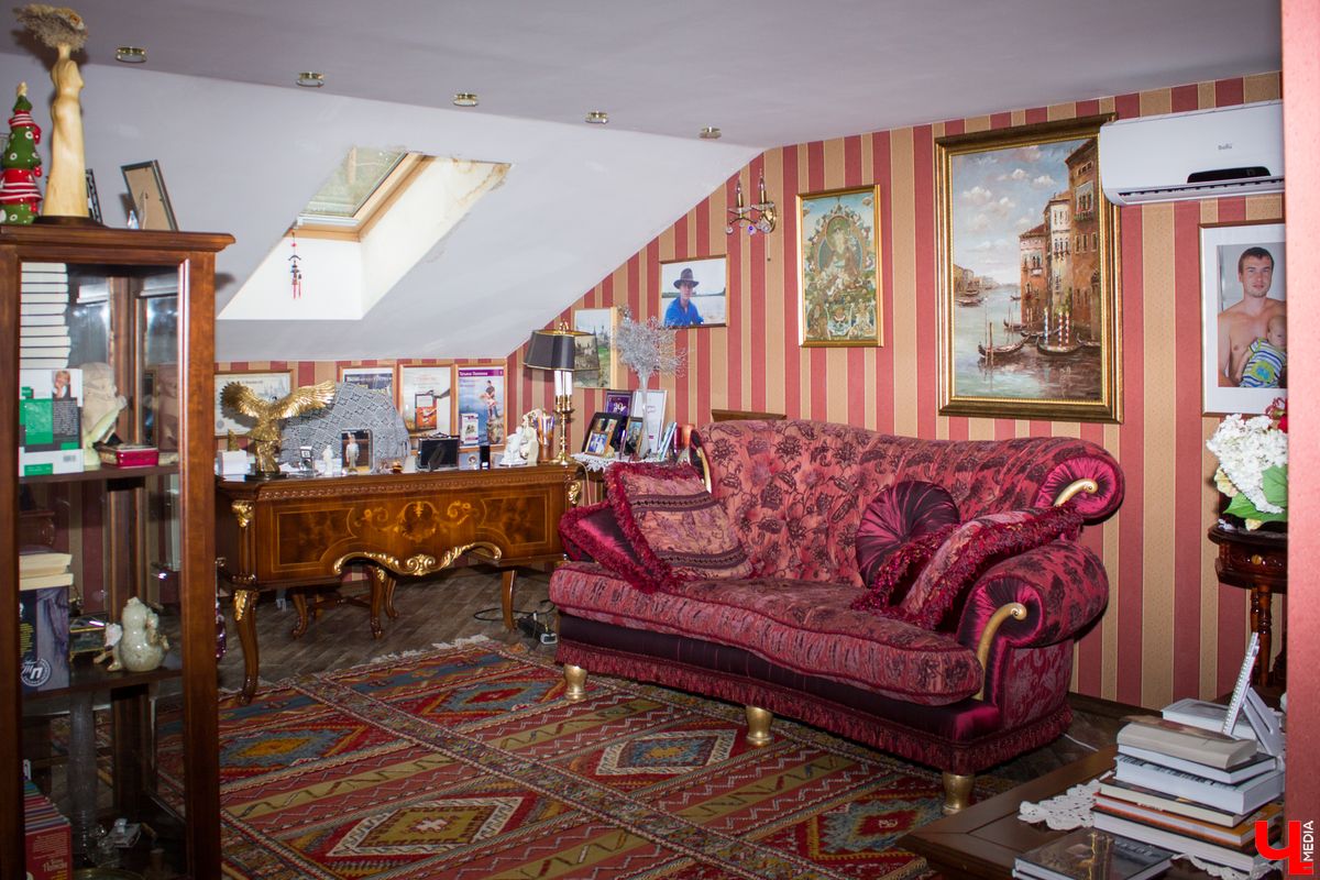 Интерьер дома писательницы Татьяны Поляковой