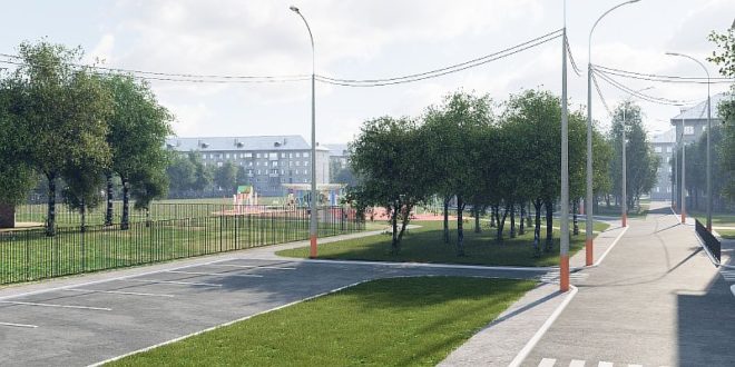 Проект сквера в микрорайоне Южный