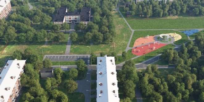 Проект сквера в микрорайоне Южный