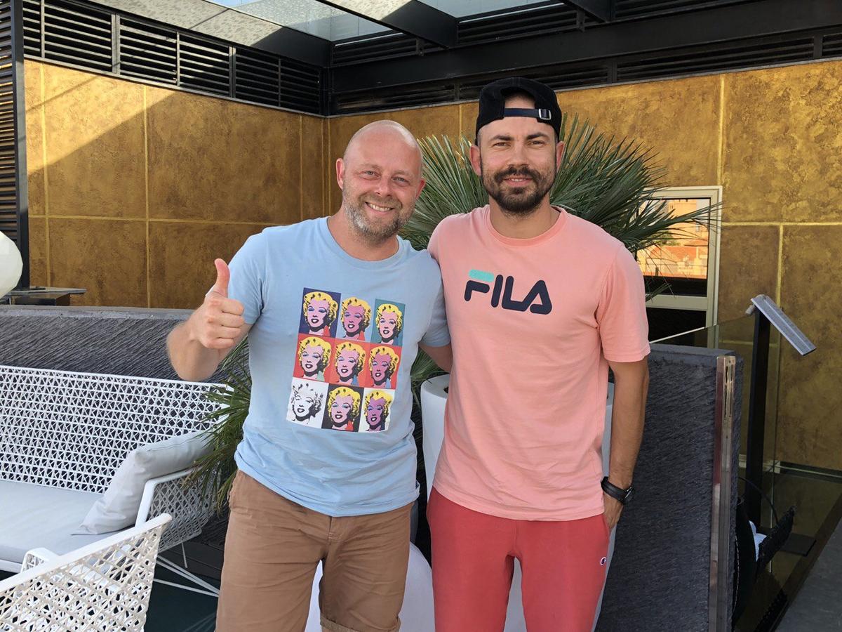 Игорь Воробей и Андрей Бедняков в Испании