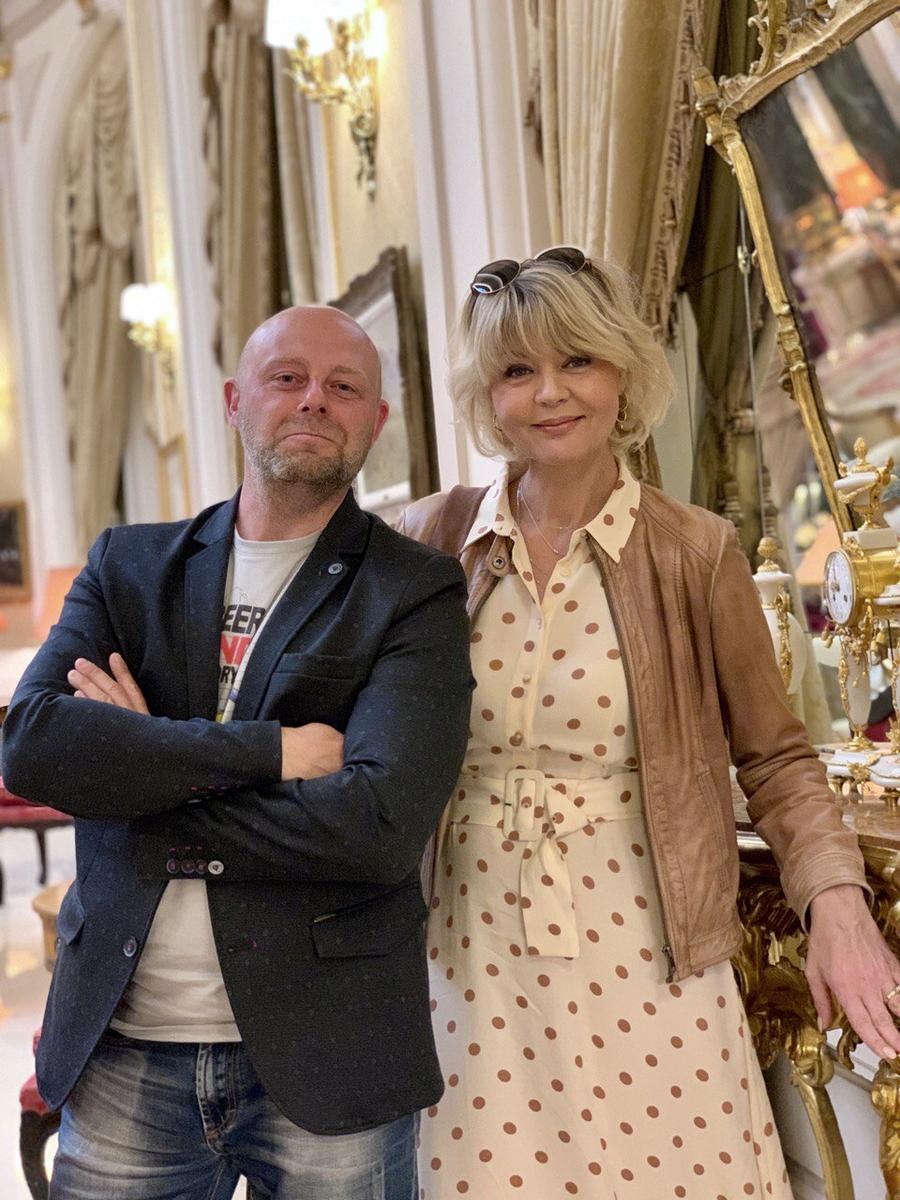 Игорь Воробей и Юлия Меньшова в Испании