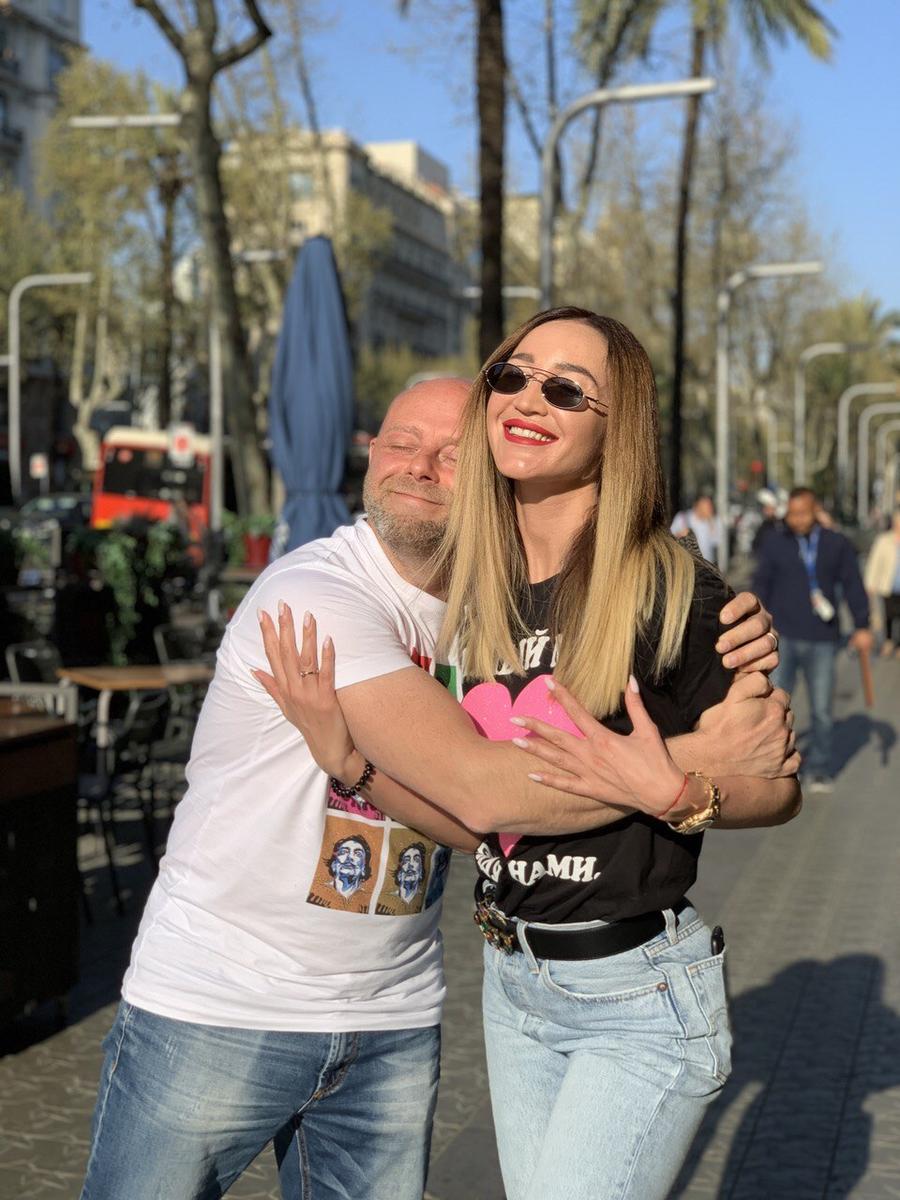 Игорь Воробей и Ольга Бузова в Испании