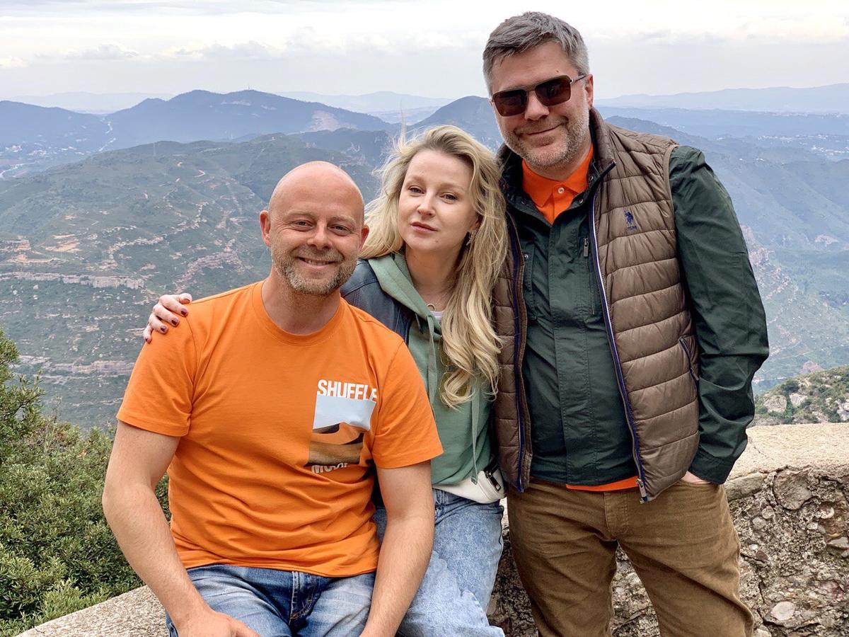 Игорь Воробей, Джемал Тетруашвили и Ольга Медынич в Испании