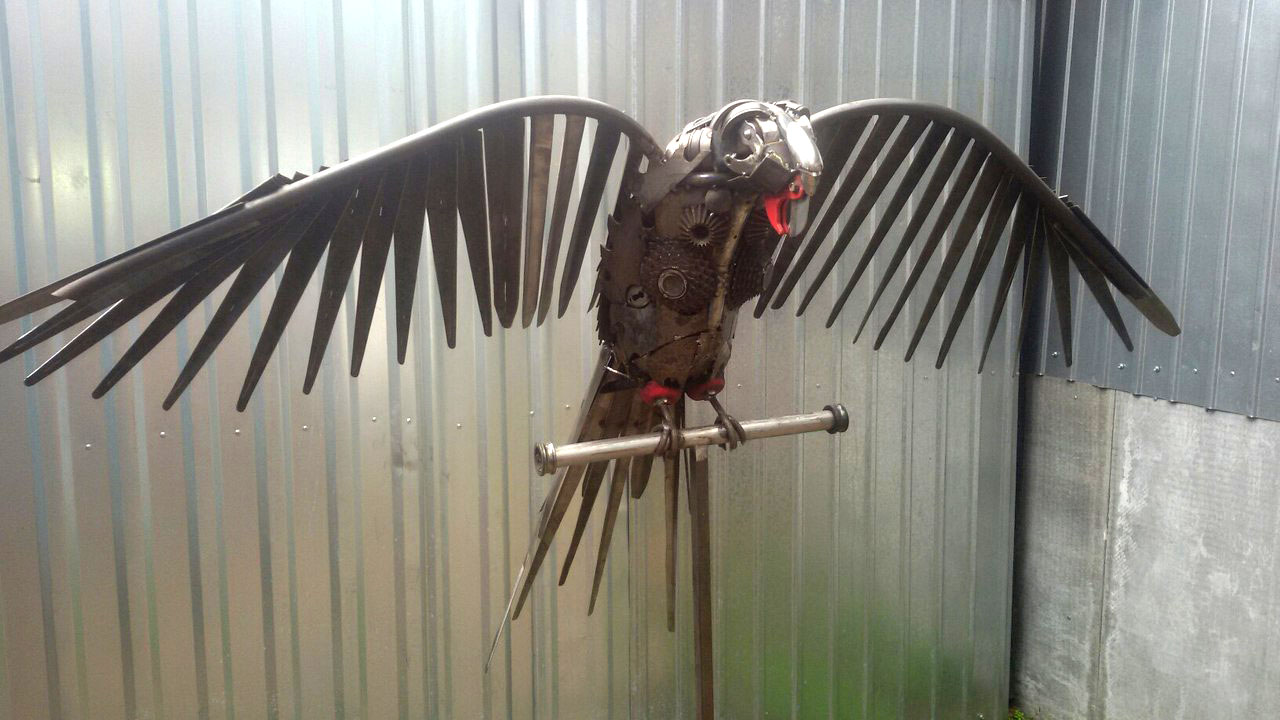 Скульптуры в стиле стимпанк от Сергея Панкова