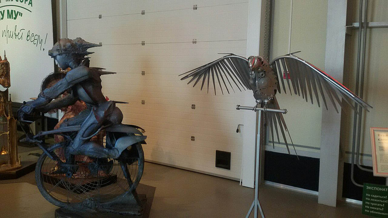 Скульптуры в стиле стимпанк от Сергея Панкова