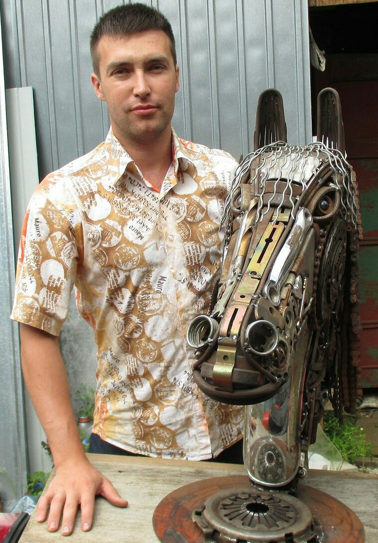 Скульптуры в стиле стимпанк от Сергея Панкова