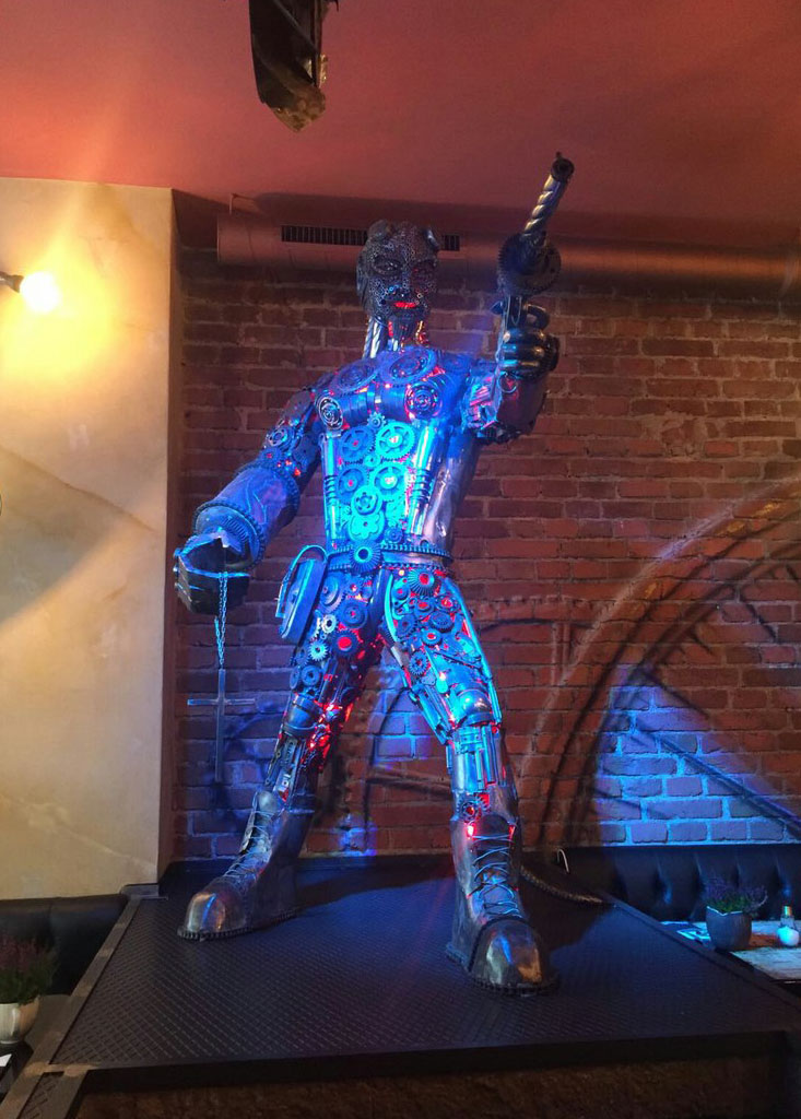 Скульптуры в стиле стимпанк от Сергея Панкова