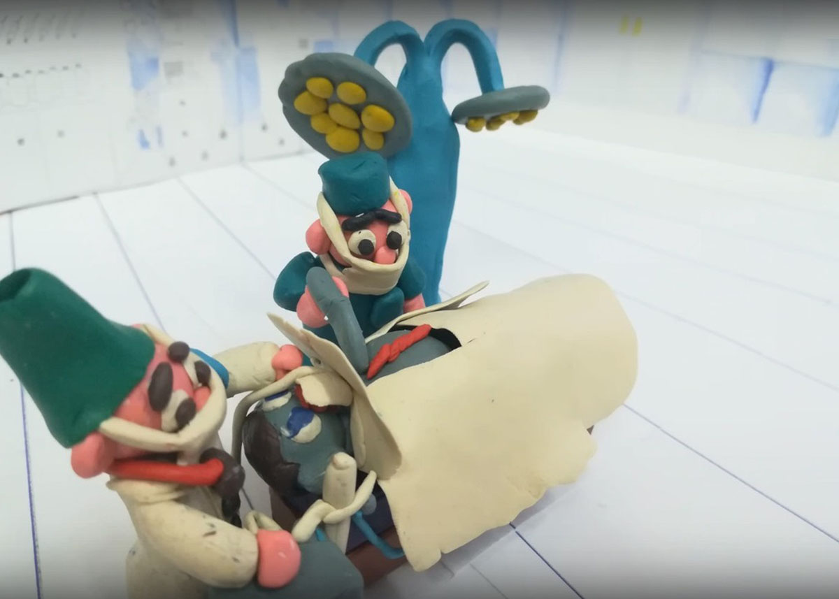 В Областной клинической больнице прошел конкурс “Золотой стетоскоп”. Команда хирургов представила пластилиновый мультфильм о буднях приемного отделения.