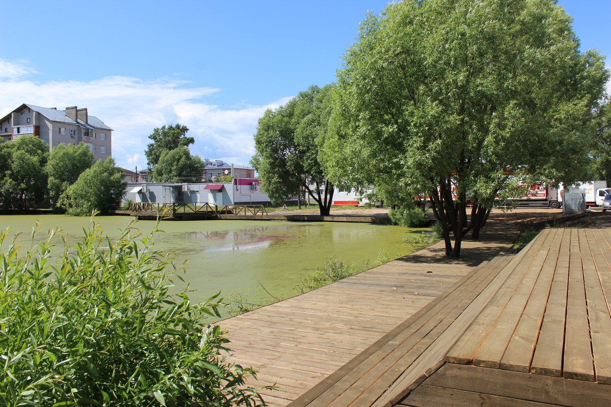 Удобные лежаки для принятия солнечных ванн, терраса над водой, дорожки для прогулок - 29 июня в Камешково появилась новая благоустроенная набережная на городском пруду. Осталось только дождаться по-настоящему летней погоды и - вперед, за загаром!
