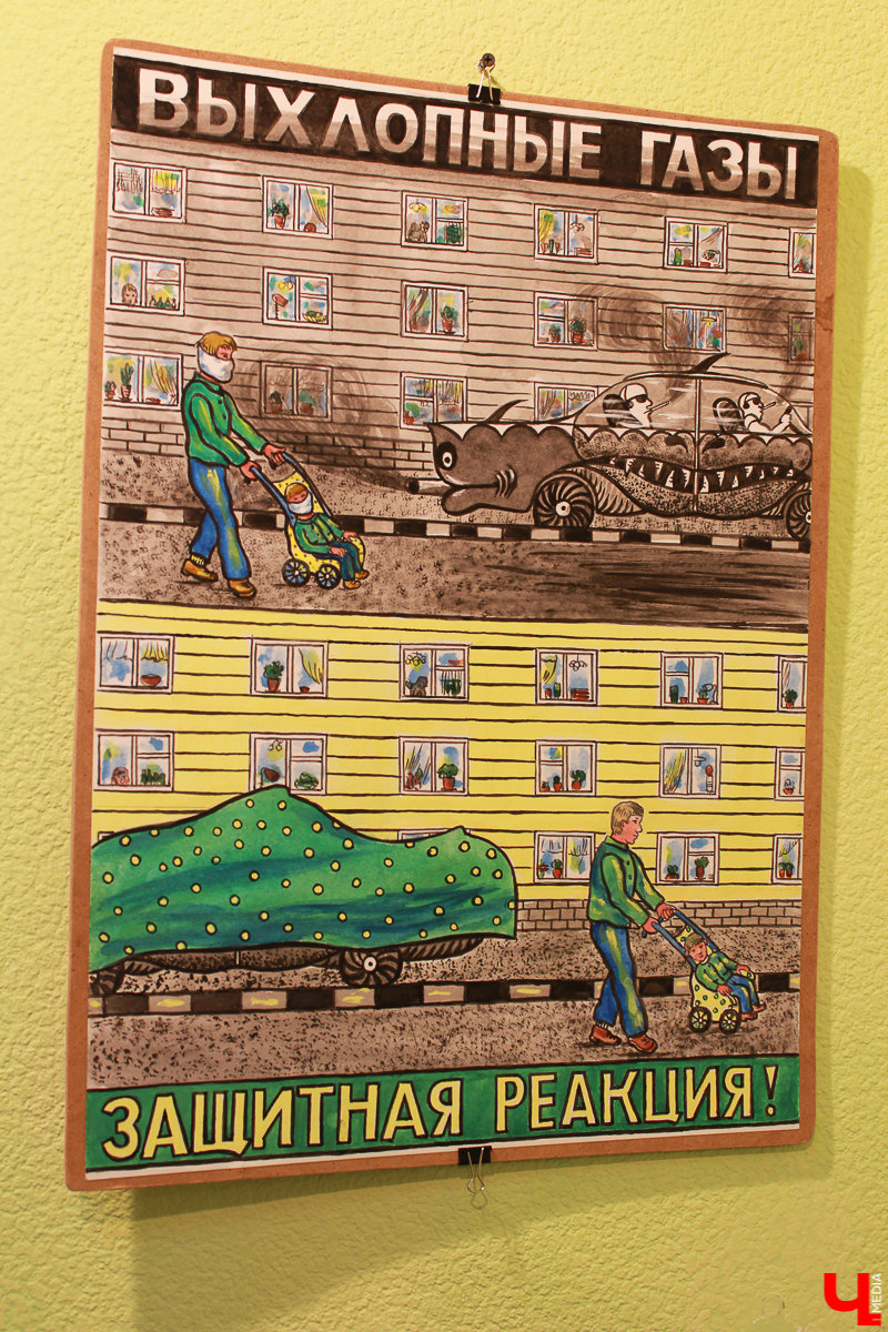 Социальный художник Сергей Сотов встретился с посетителями своей выставки. Он рассказал, почему, что и как делает