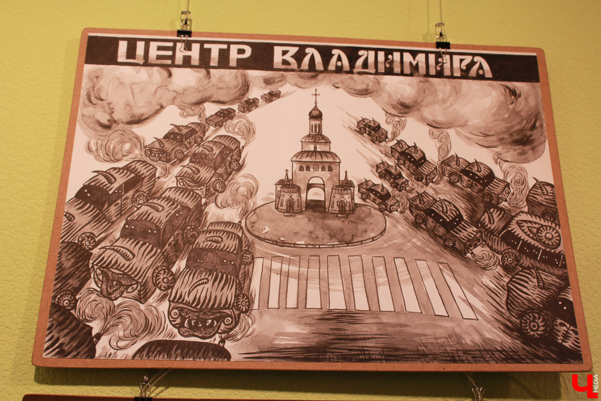 Социальный художник Сергей Сотов встретился с посетителями своей выставки. Он рассказал, почему, что и как делает