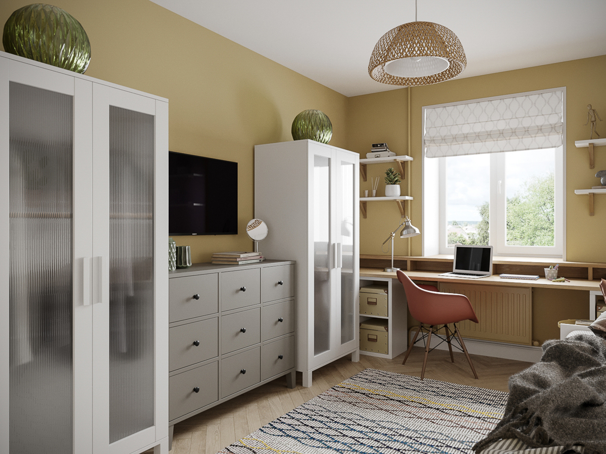 Проект “Большой ремонт” продолжается. Блондинка Полина узнала, как протянуть электрокабель и закрепить плитку на стенах скотчем