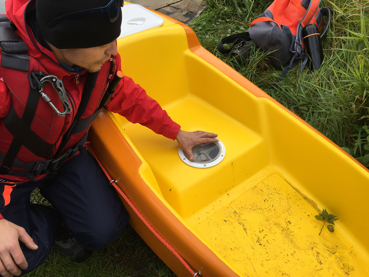 “Ключ-Медиа” отправился на тест-драйв первой специально разработанной для путешествий по Клязьме лодки