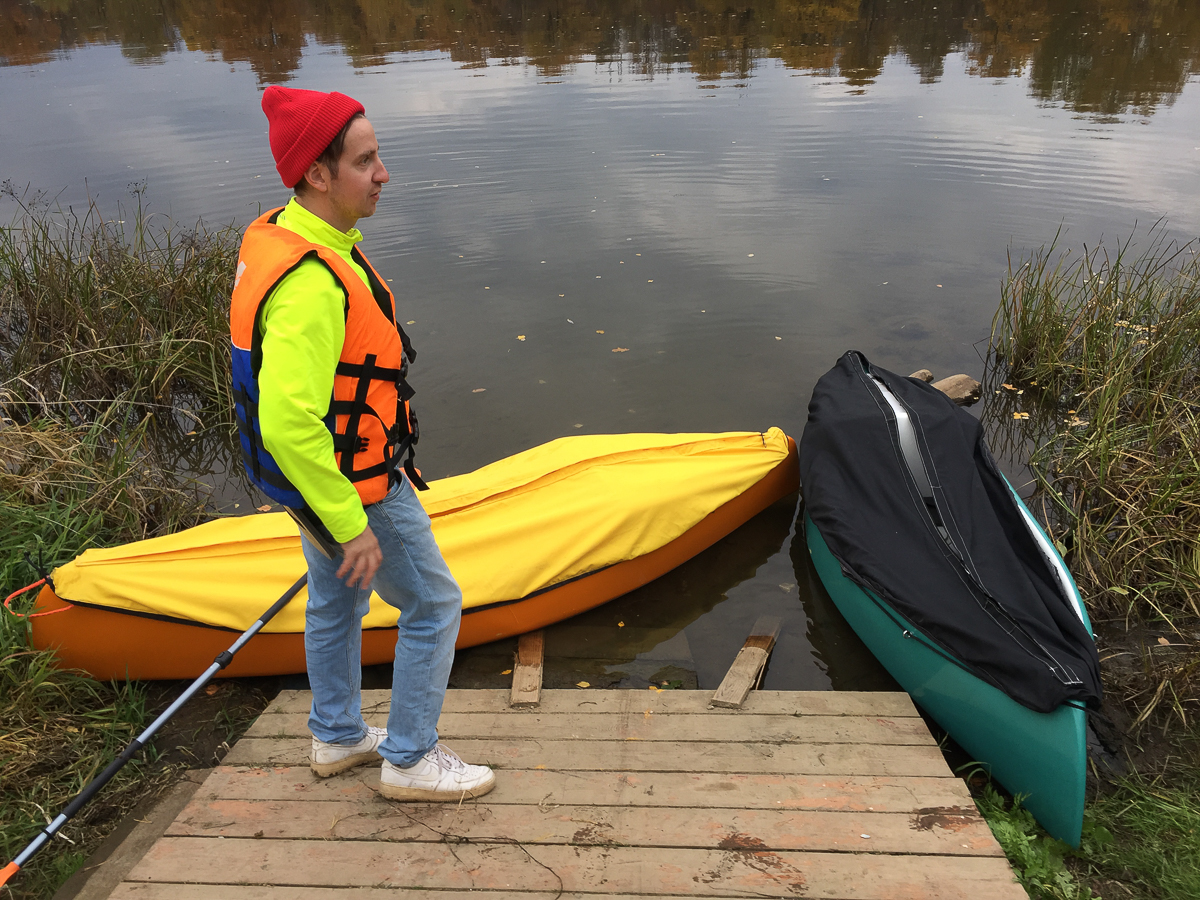 “Ключ-Медиа” отправился на тест-драйв первой специально разработанной для путешествий по Клязьме лодки