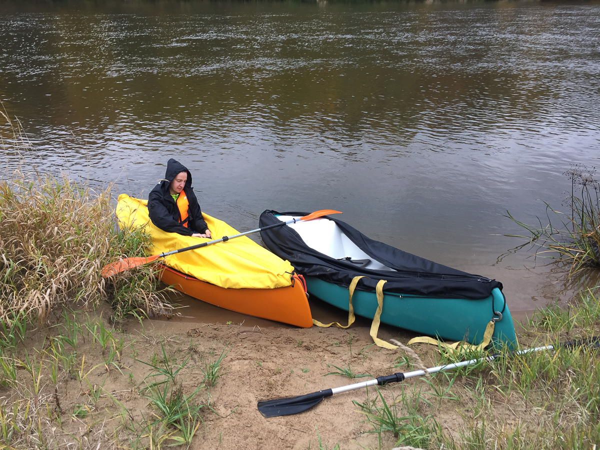 “Ключ-Медиа” отправился на тест-драйв первой специально разработанной для путешествий по Клязьме лодки