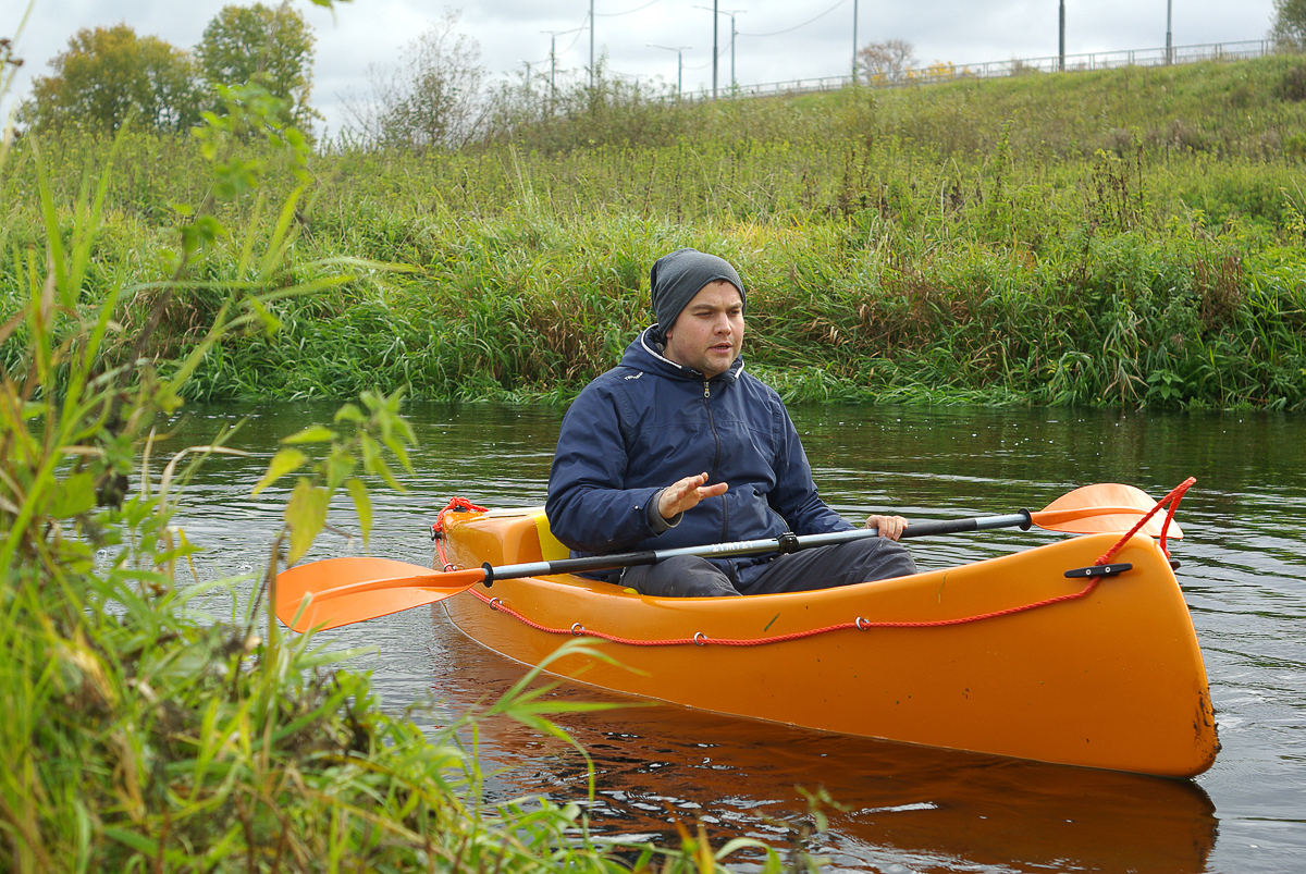 “Ключ-Медиа” отправился на тест-драйв первой специально разработанной для путешествий по Клязьме лодки