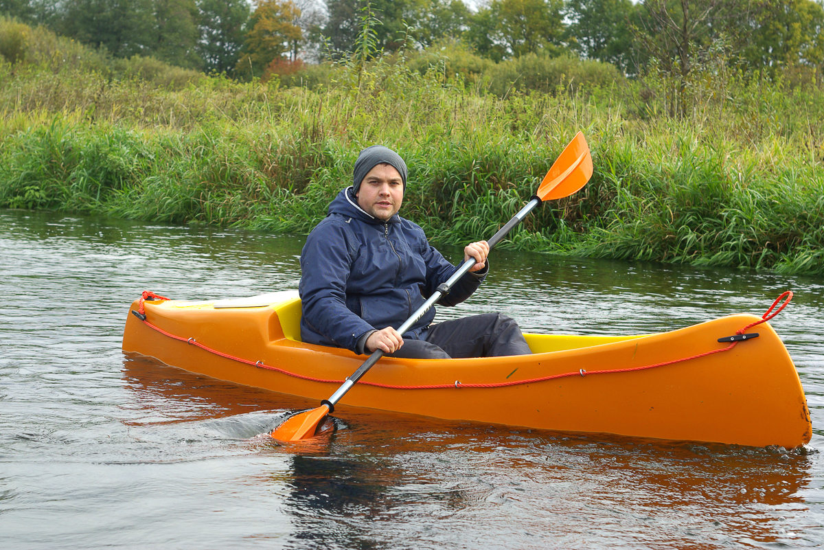 “Ключ-Медиа” отправился на тест-драйв первой специально разработанной для путешествий по Клязьме лодки