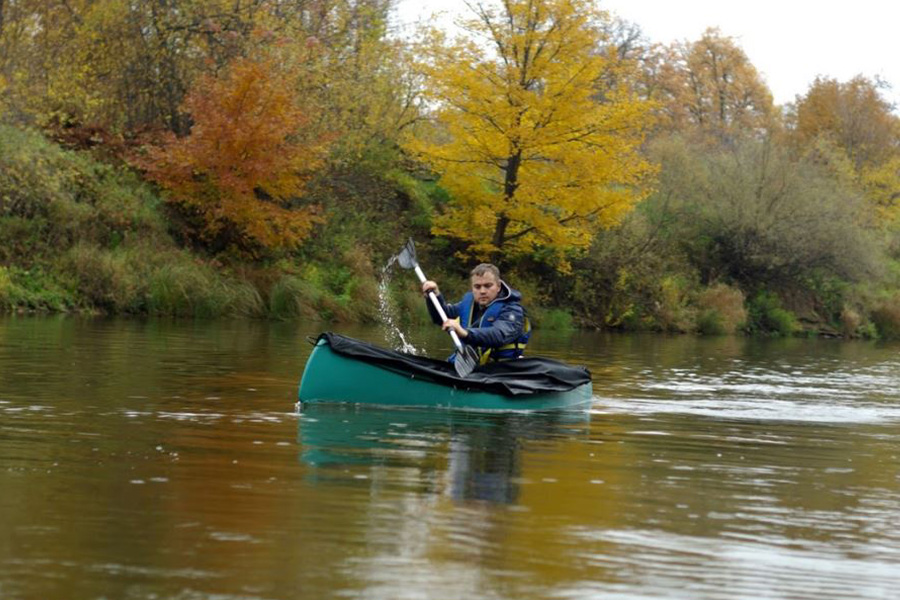 “Ключ-Медиа” отправился на тест-драйв первой специально разработанной для путешествий по Клязьме лодки