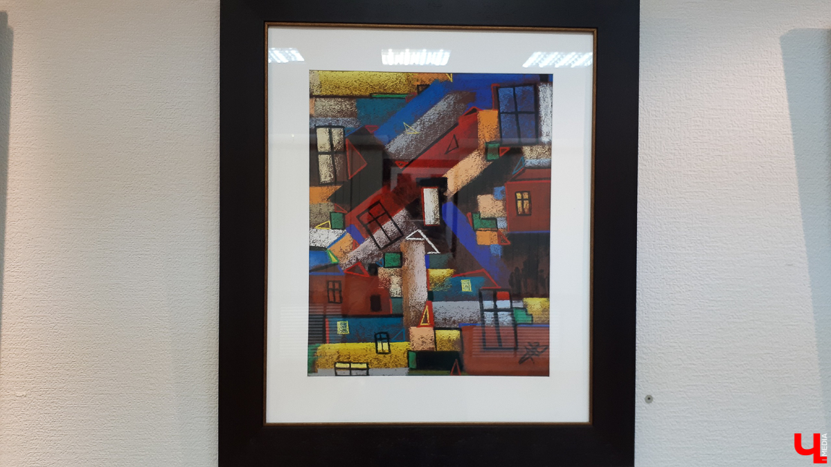 До 14 января в Выставочных залах на Большой Московской можно увидеть картины Александра Волкова. Художник и бизнесмен поделился проектом «Вот опять окно, где опять не спят…»