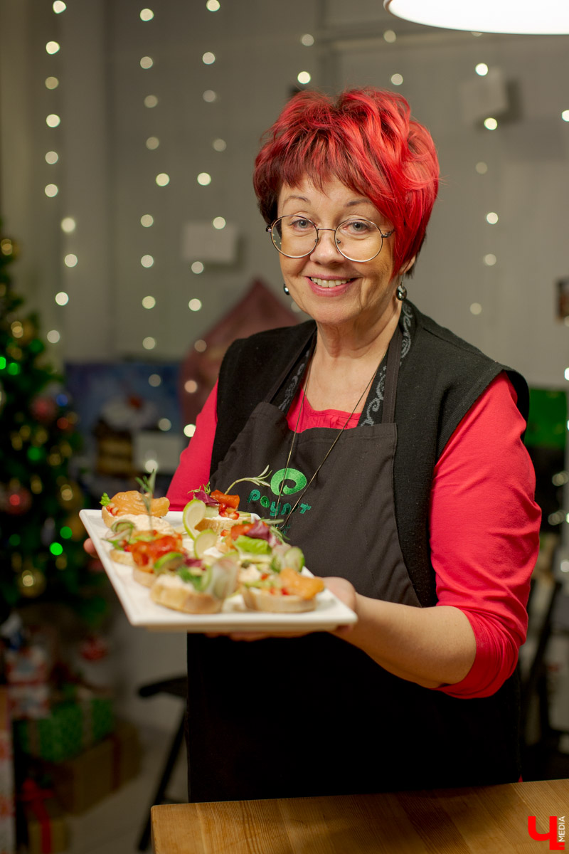 Лариса Семина и Дмитрий Орловский приготовили сембургер на кухне студии Roulet