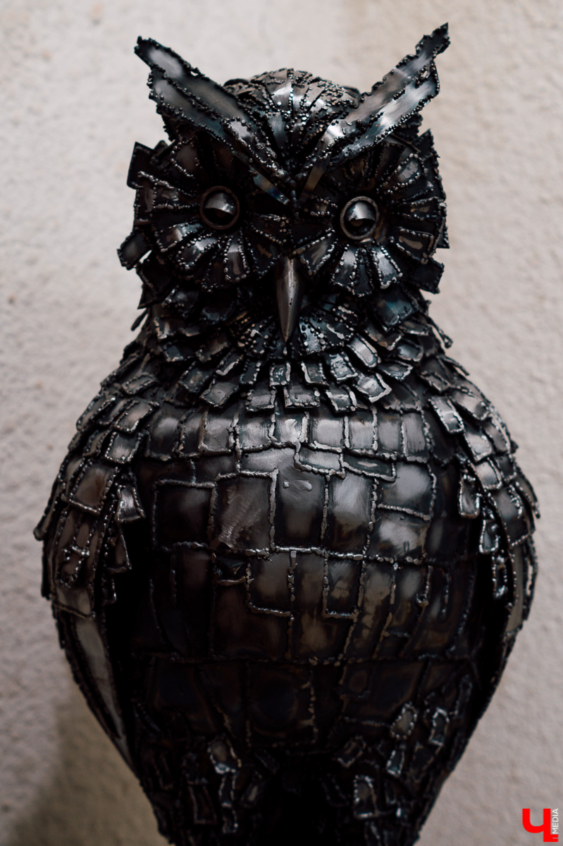 Михаил Блинов работает в необычной технике сварки, но его металлические звери и люди живут мгновением движения. Как это? Читайте в материале