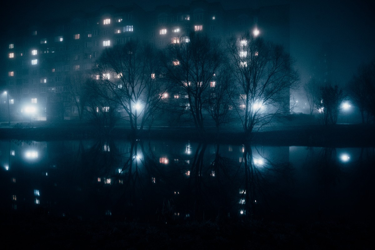 Пустые улицы, стук каблуков по брусчатке, вокруг туман. Как владимирские фотографы запечатлели зловещий декабрь?