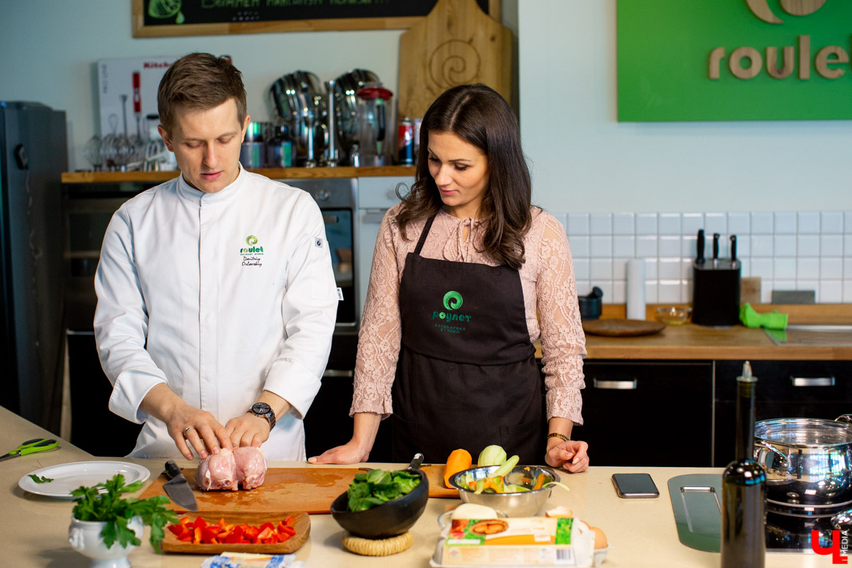 Александра Демидова из Студии событий вместе с бренд-шефом Орловским боролась с кулинарными предрассудками