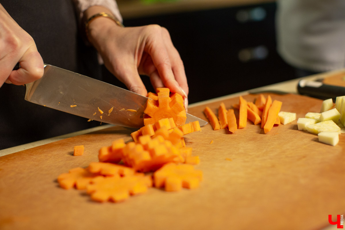 Александра Демидова из Студии событий вместе с бренд-шефом Орловским боролась с кулинарными предрассудками