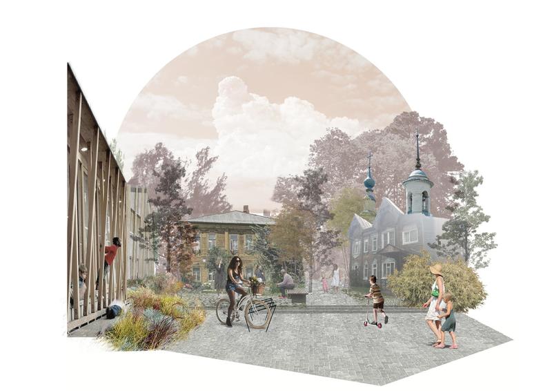 Летом во Владимире работала архитектурная школа «Точка роста». Студенты изучали исторический центр города и предлагали свои варианты реновации. Проект готов, и мы решили его показать