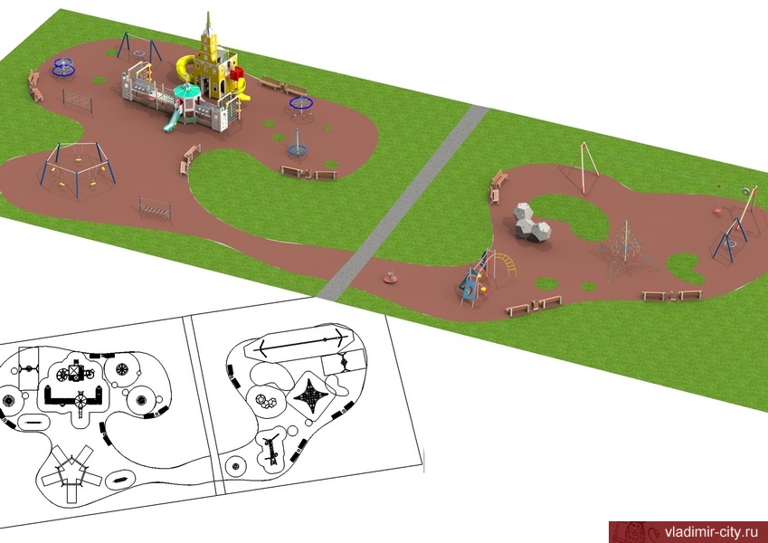 В 2020 году рядом с 25 многоквартирными дворами появятся новые заасфальтированные дорожки, улучшенное освещение, парковки, скамейки и урны