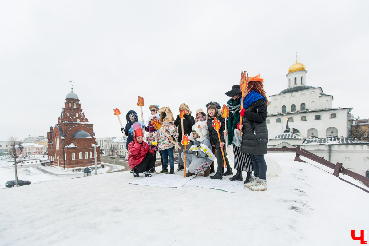 Сказ о том, как владимирцы экологическую гидру побороть решились и подарок из мусора городу преподнести
