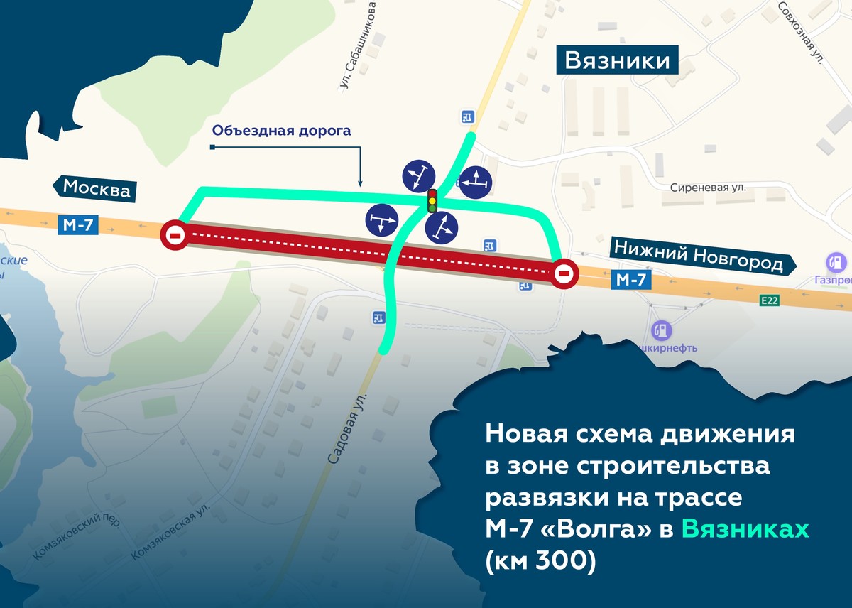 Три важных события из «дорожной» жизни региона. В Вязниках на М7 строят двухуровневую развязку, а во Владимире планируют создать Северный обход к 2024 году