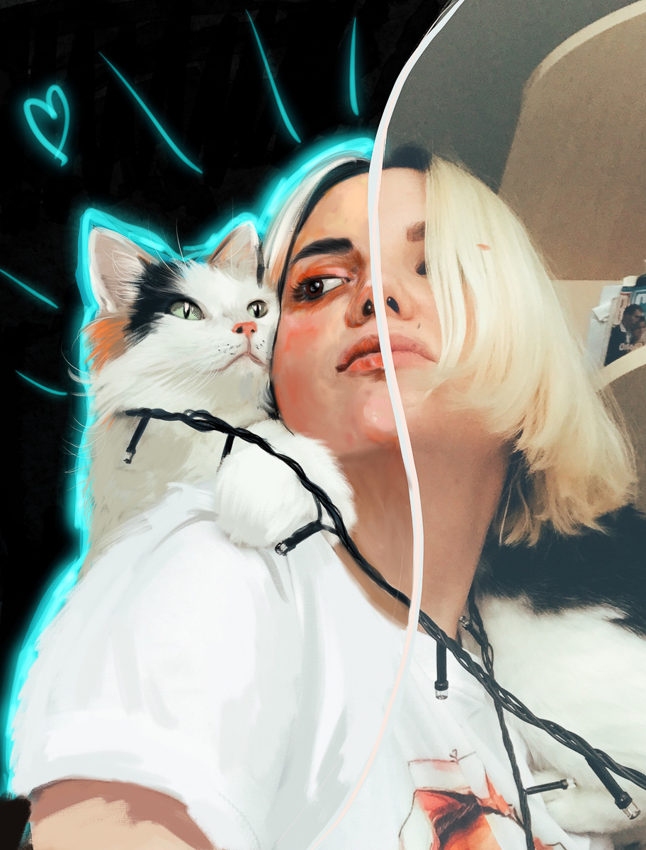 Анастасия Перова рисует не по заказу, а по вдохновению. Героями ее портретов становятся кумиры миллионов: актеры, музыканты, модели, публичные личности. Работы, которые художница выкладывает в «Инстаграме», расходятся по аккаунтам «с галочкой», ими восторгаются фанаты и звезды