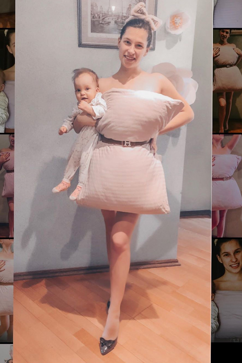 «Карантинное испытание подушкой» — так переводится новый челлендж, который захватил самоизолированных красоток Владимира. Теперь они фотографируются дома в нарядах из подушек, а некоторые — из одеял